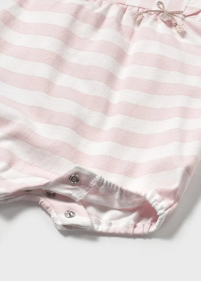Baby Pink Newborn Cotton Romper