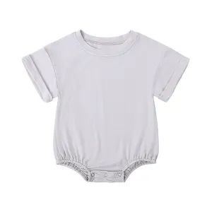 Baby Summer Romper - Grey