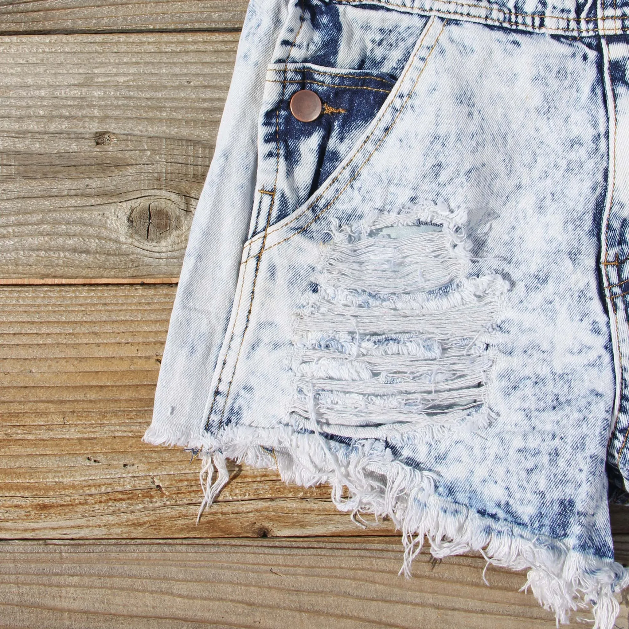 Backroads Distressed Overalls