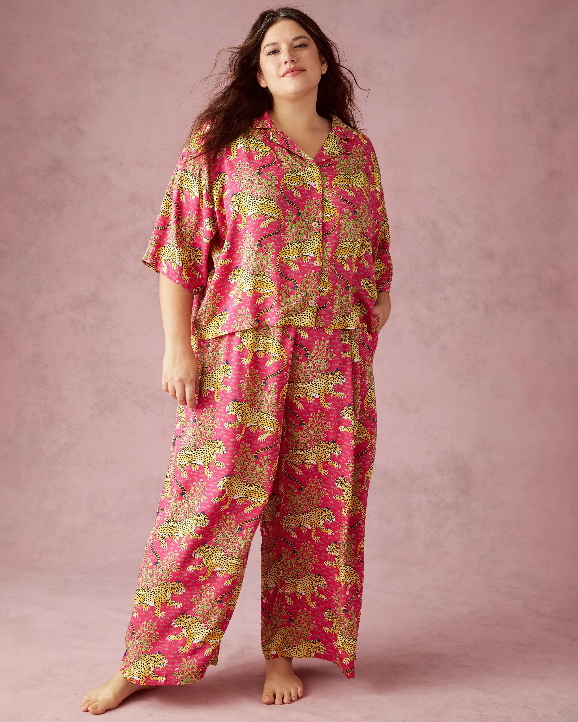 Bagheera - Satin Dreams Bundle - Hot Pink