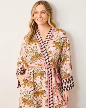 Bagheera - Satin Robe - Blush