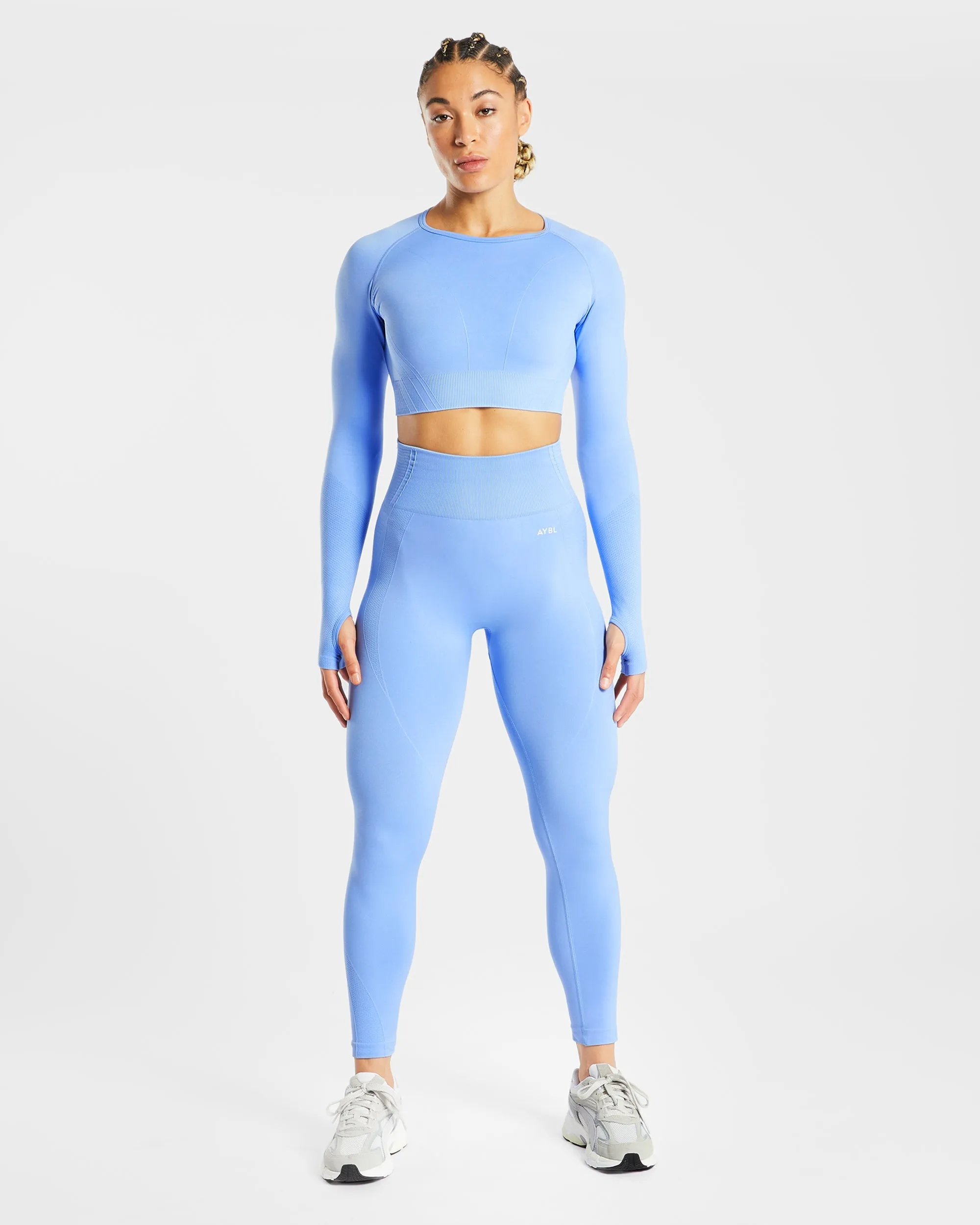 Balance V2 Seamless Leggings - Chambray Blue