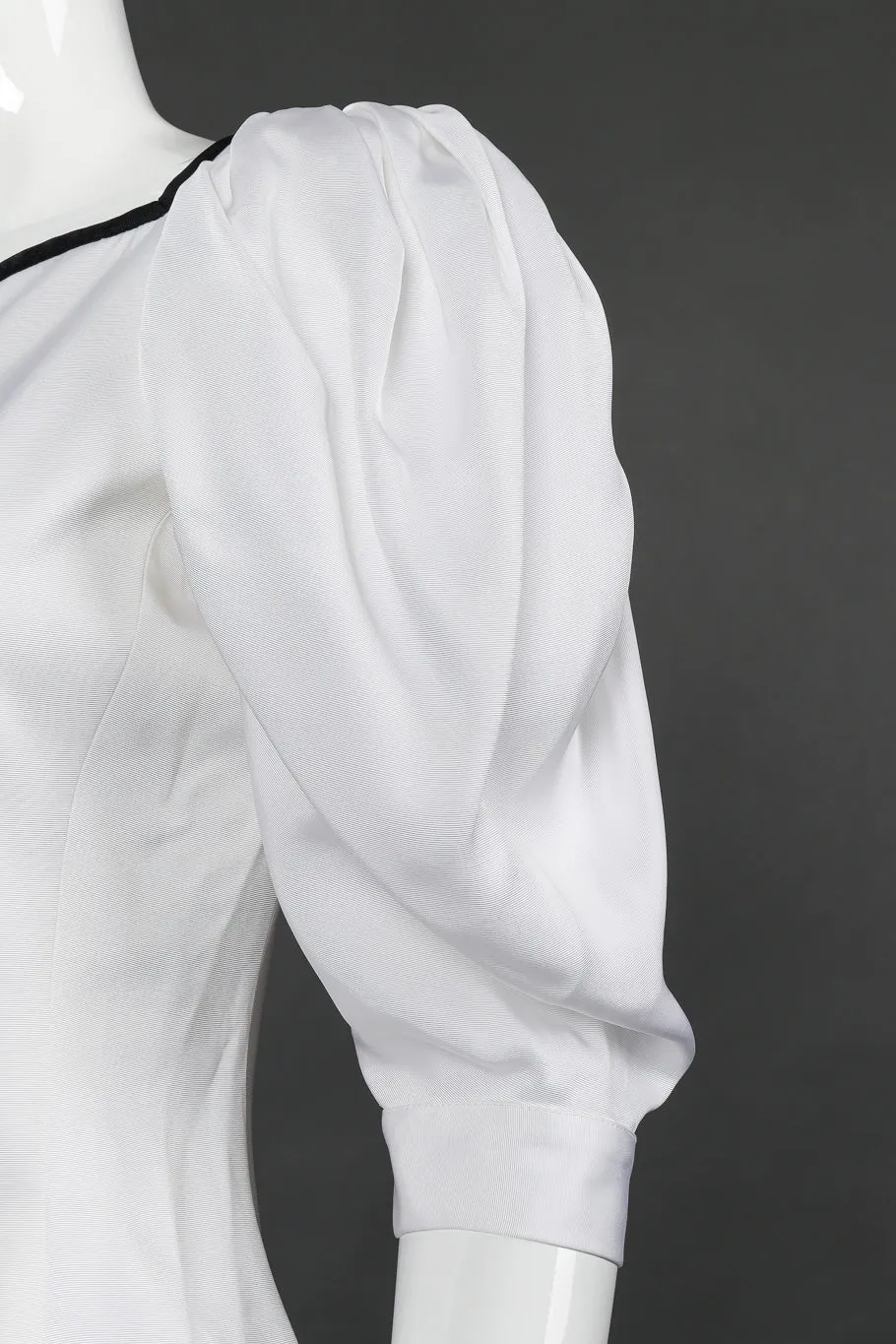 Balloon Sleeve Peplum Top