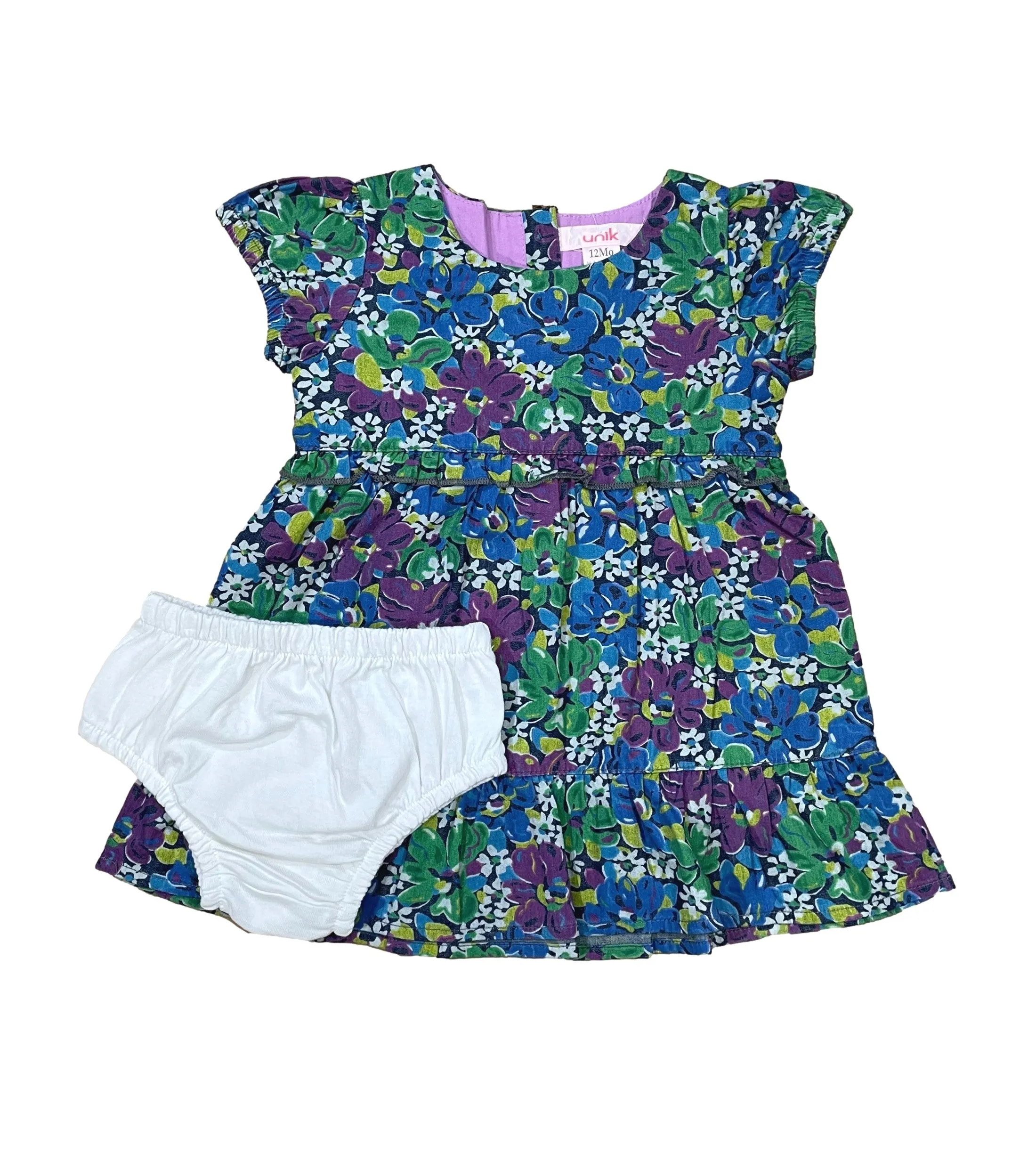BD2272 Baby Girl Denim Dress 6/9-24mo