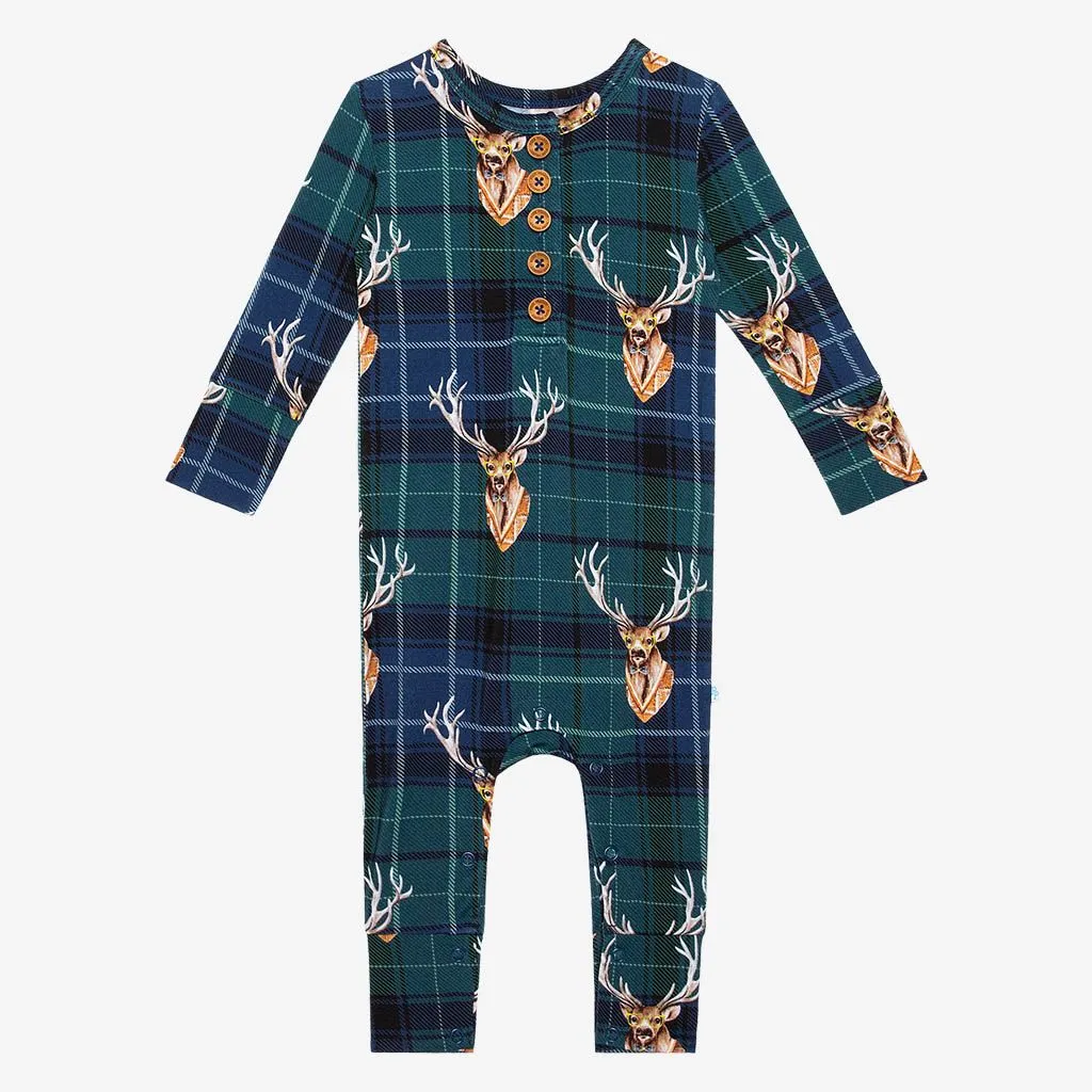 Beckford Long Sleeve Henley Romper