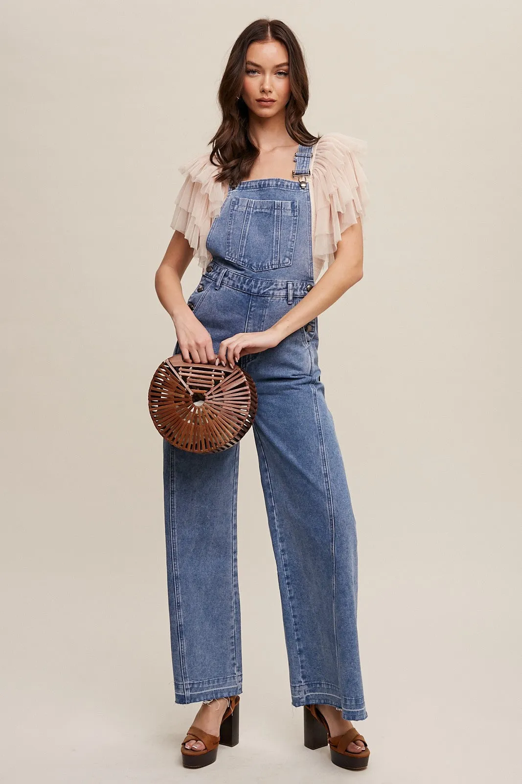 Been There, Done That Denim Overalls