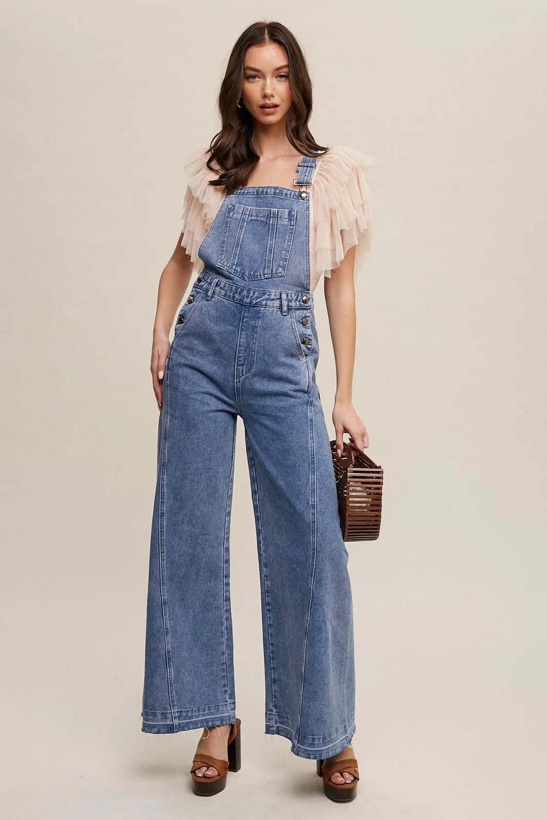 Been There, Done That Denim Overalls