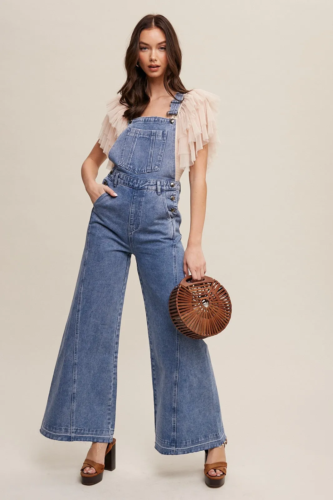 Been There, Done That Denim Overalls