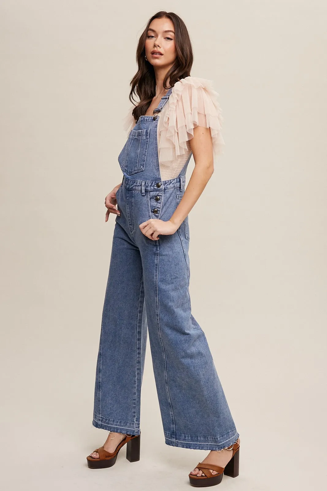 Been There, Done That Denim Overalls