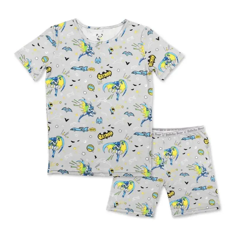 Bellabu Bear - Toddler Batman Kids Bamboo Short Set