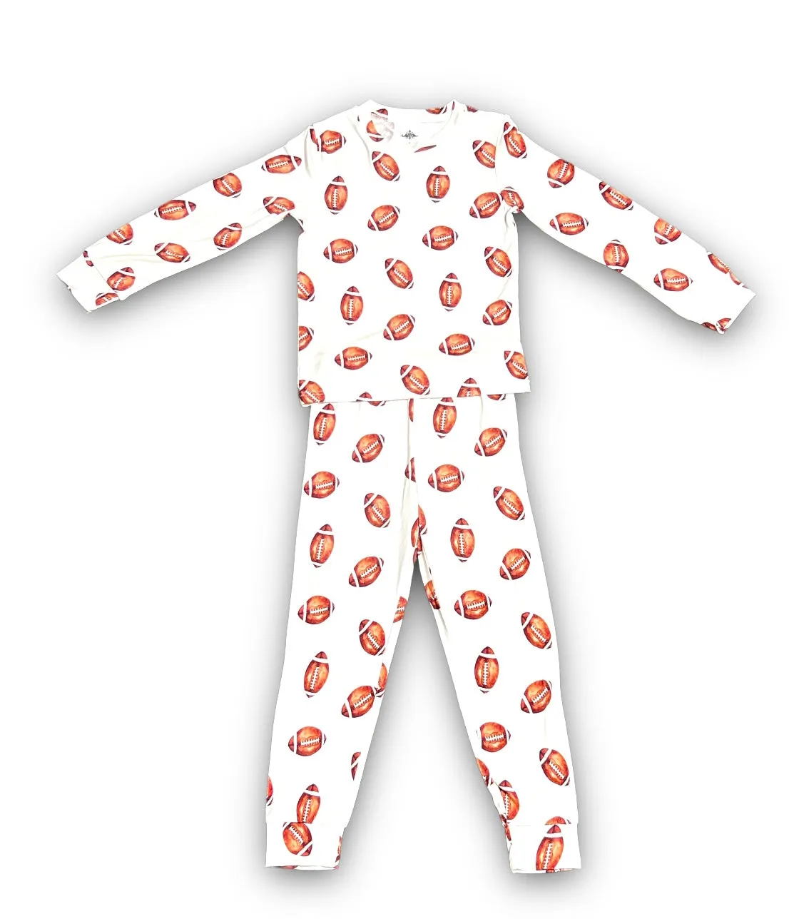 Belle Cher Bamboo Football Pajama Set