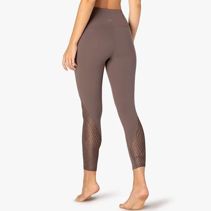 Beyond Yoga High Waisted Mesh In Line Midi Legging