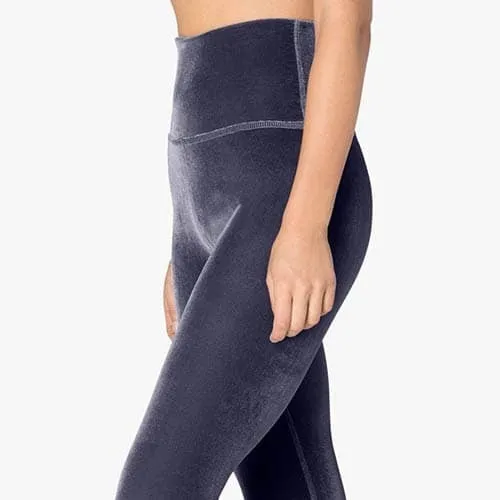 Beyond Yoga High Waisted Velvet Motion Midi Legging