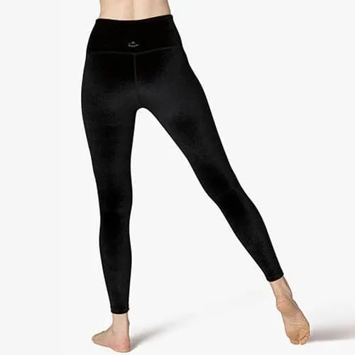 Beyond Yoga High Waisted Velvet Motion Midi Legging