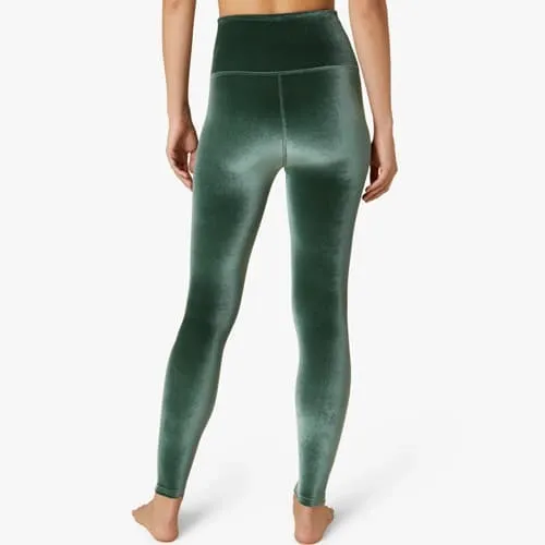 Beyond Yoga High Waisted Velvet Motion Midi Legging