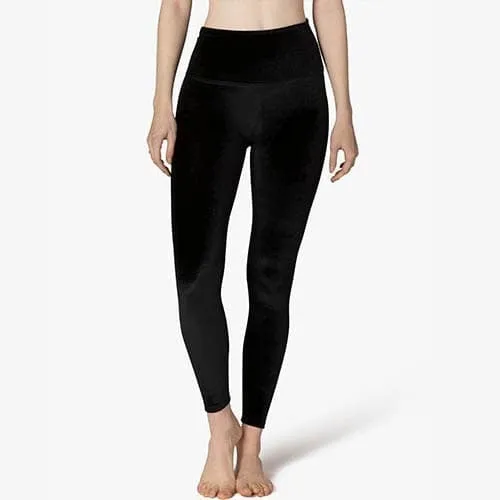 Beyond Yoga High Waisted Velvet Motion Midi Legging