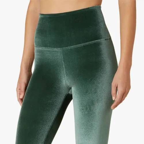 Beyond Yoga High Waisted Velvet Motion Midi Legging