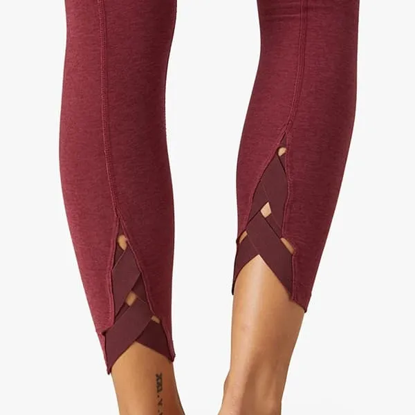 Beyond Yoga Totally Woven High Waisted Midi Legging