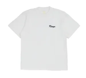 Big Script Embroidered Heavyweight Garment Dyed Tee