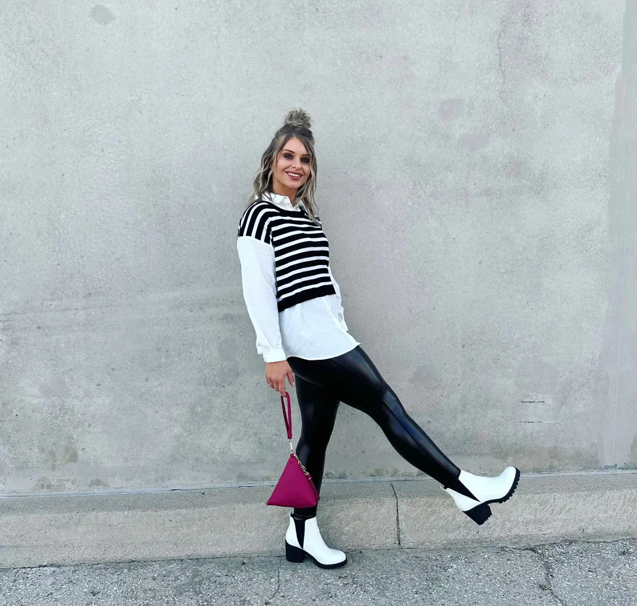 Black Leather Leggings