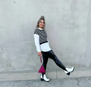 Black Leather Leggings