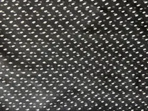 Black Polka Dot Chiffon