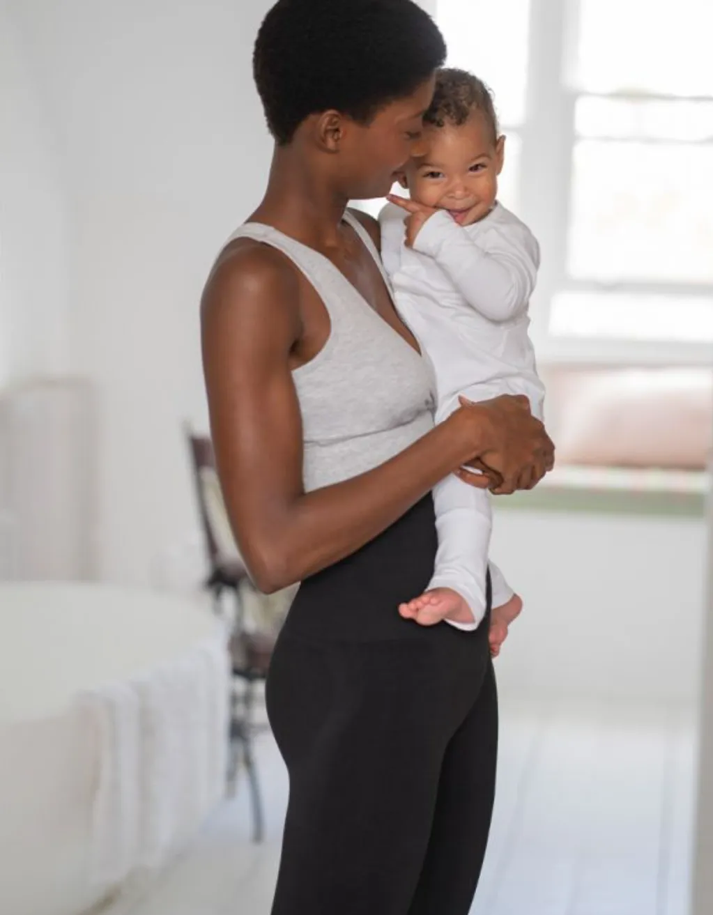 Black Postpartum Shaping Leggings