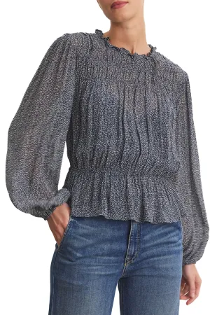 Blen Top in Navy