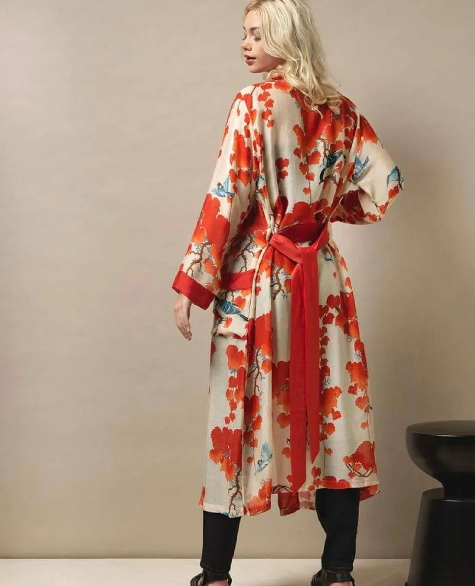 Blossom Branch Robe Gown Kimono