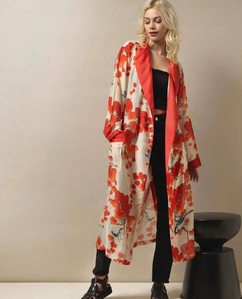 Blossom Branch Robe Gown Kimono