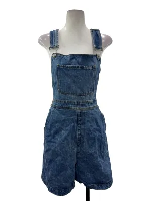 Blue Denim Overall Romper
