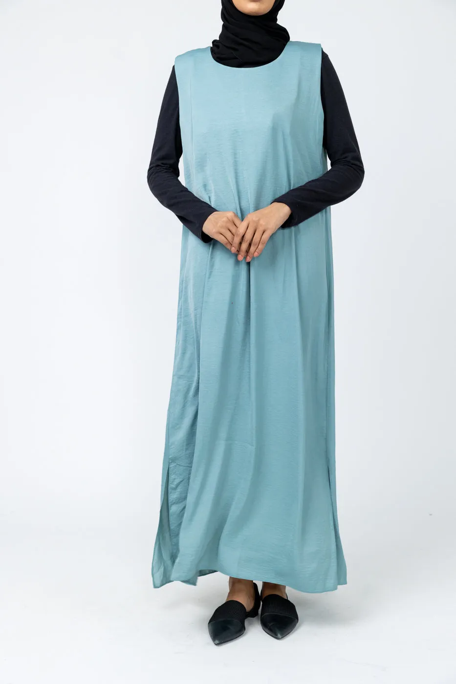 Blue Slip Dress