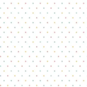 Boho Buddies by Henry Glass Fabrics DOT/WHITE