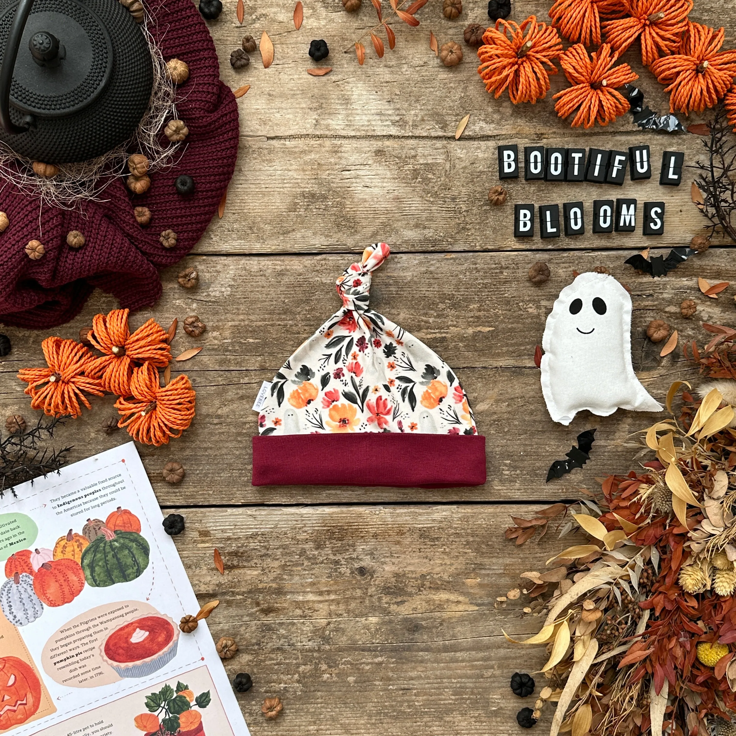 Bootiful Blooms Knotted Hat | Ready To Post