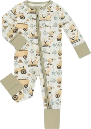 Boys Truck PJ onesie ￼