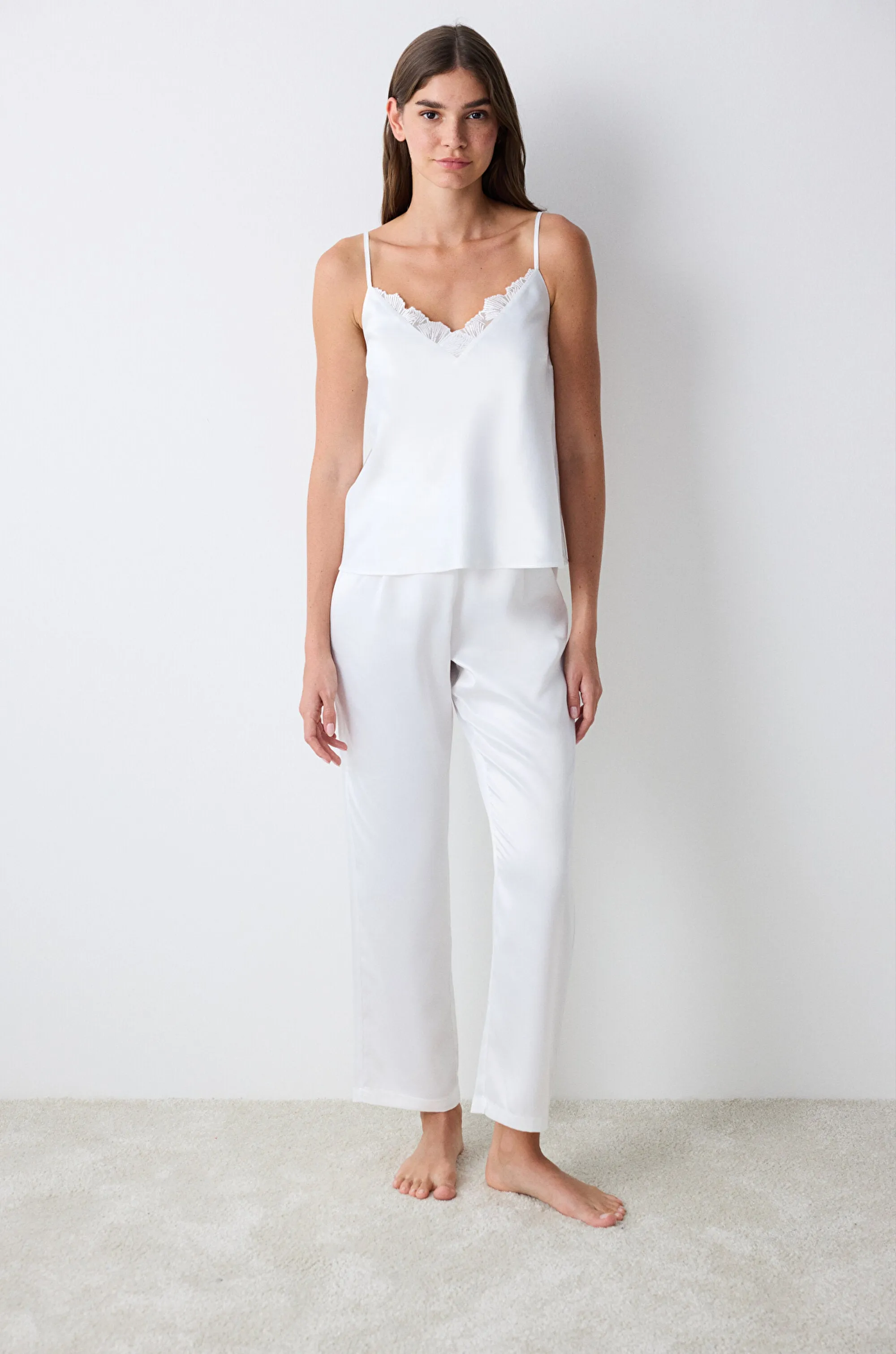 Bridal Aura Satin Trousers