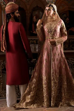 Bridal Maxi - (C-04) | Maryum N Maria Luxury Bridal Collections | Embroidered Wedding Suits