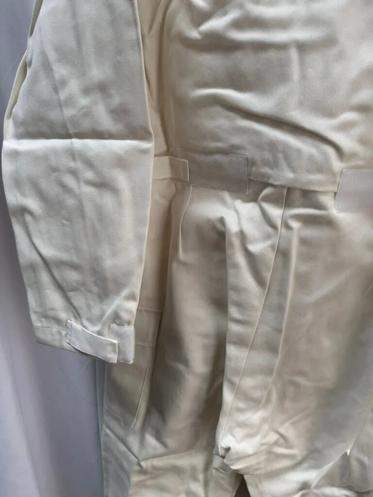 British Army Surplus White Cotton Action Overalls - NEW OLD STOCK - Size 180/108