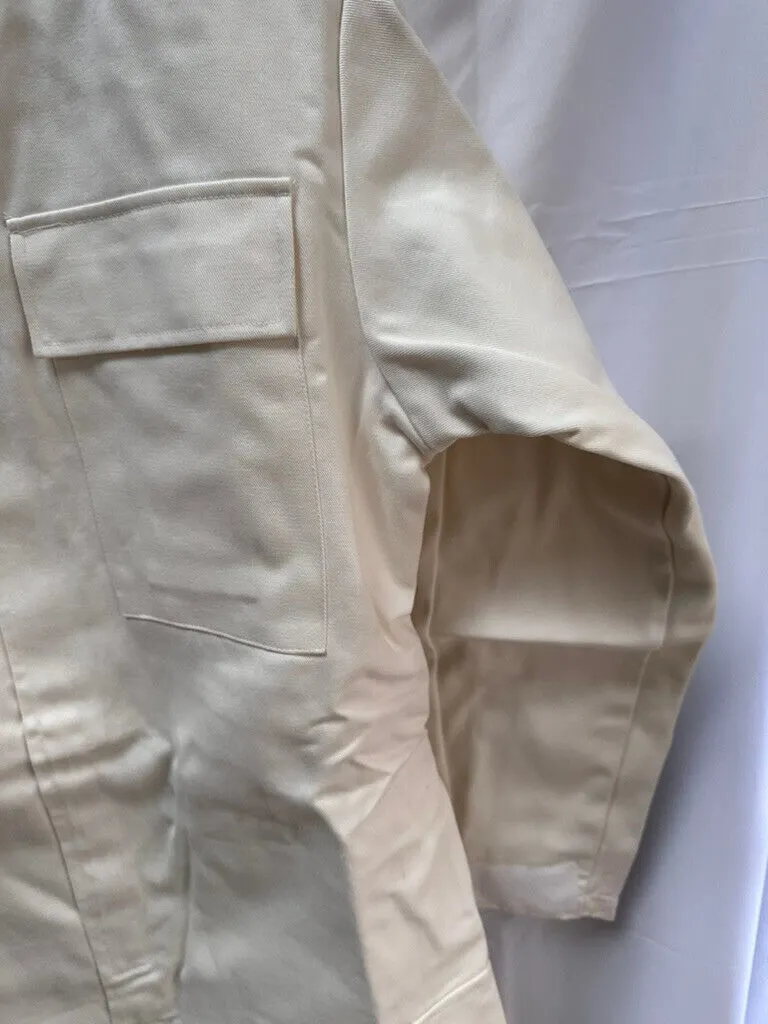 British Army Surplus White Cotton Action Overalls - NEW OLD STOCK - Size 180/108