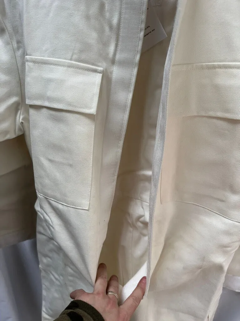 British Army Surplus White Cotton Action Overalls - NEW OLD STOCK - Size 180/108