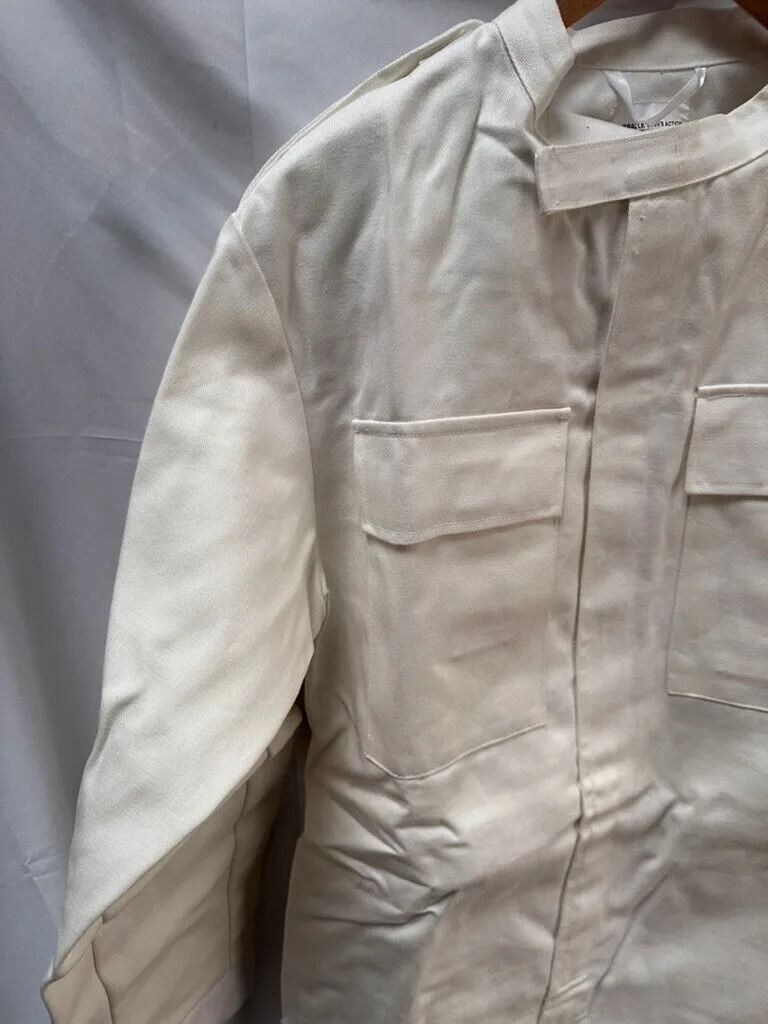 British Army Surplus White Cotton Action Overalls - NEW OLD STOCK - Size 180/108