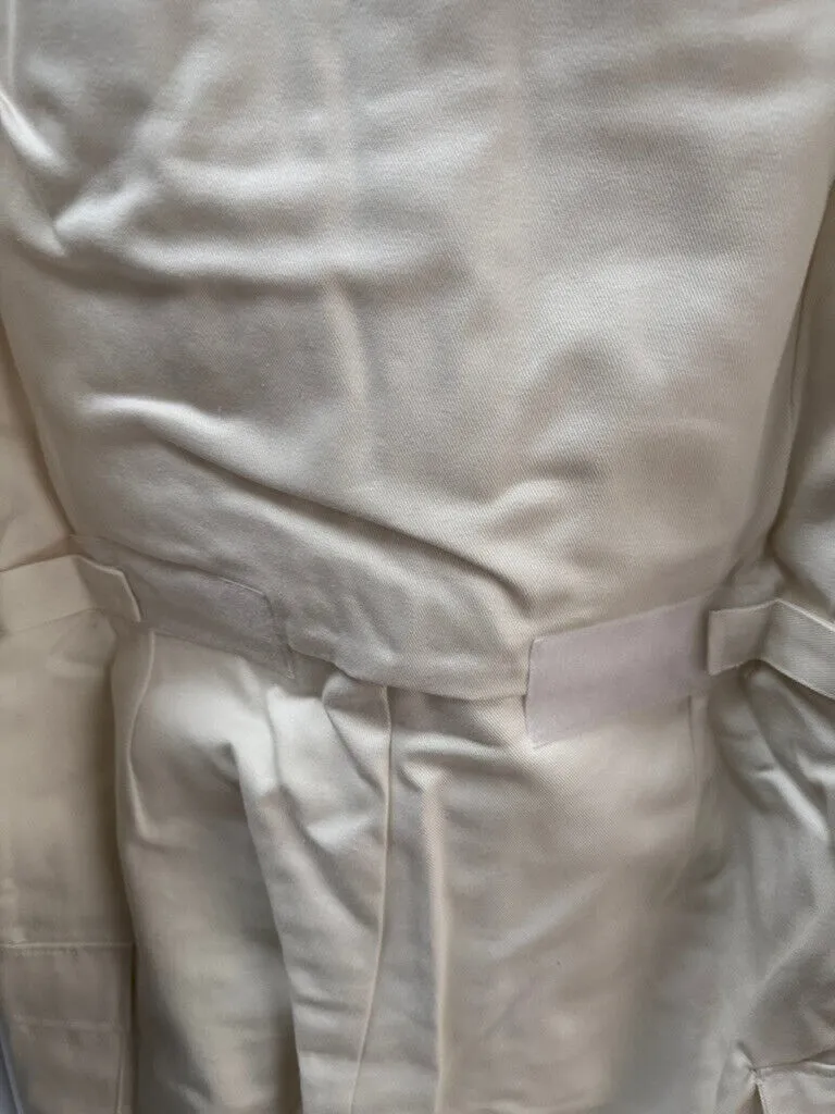 British Army Surplus White Cotton Action Overalls - NEW OLD STOCK - Size 180/108