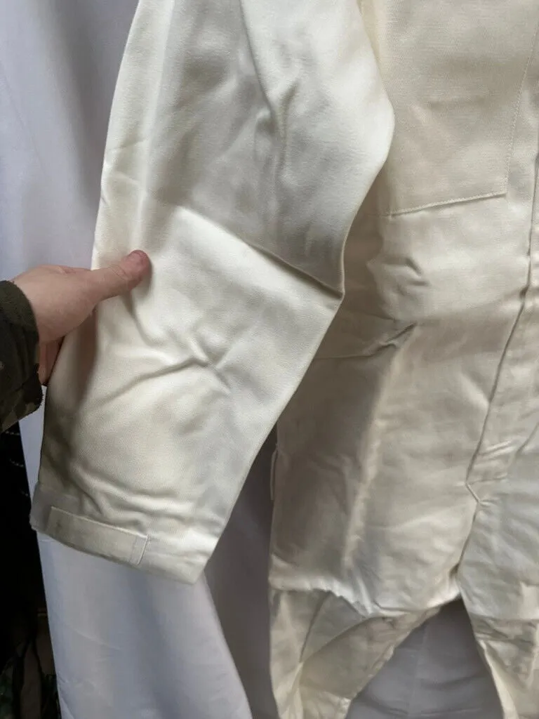 British Army Surplus White Cotton Action Overalls - NEW OLD STOCK - Size 180/108