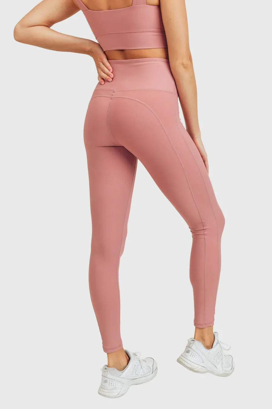 Brooke Ribbed High Waisted Leggings