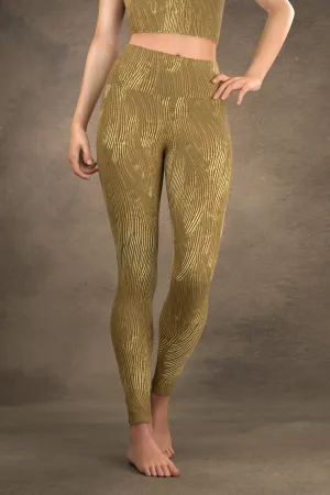 Brushed Gold Yoga Leggings