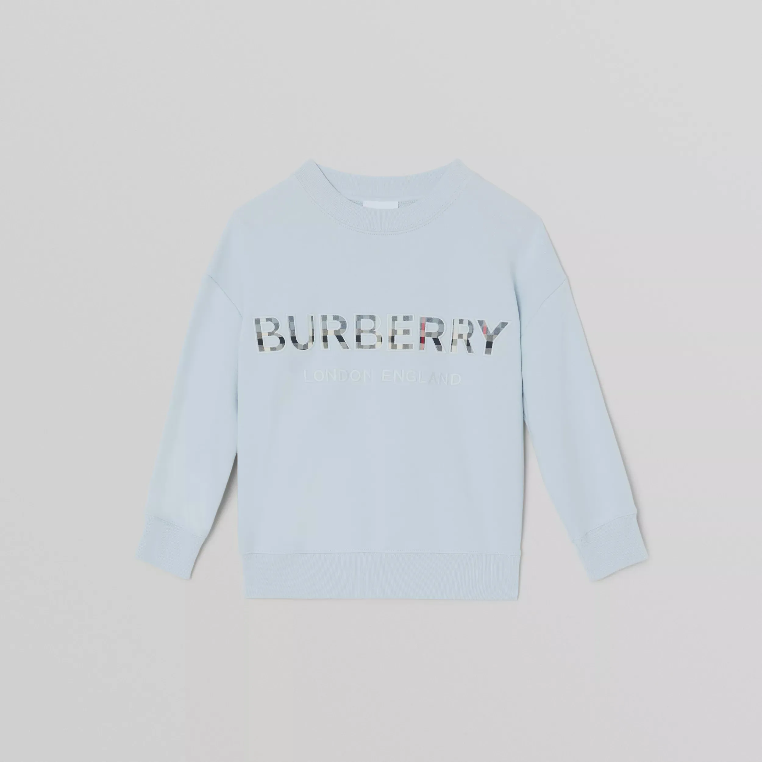 Burberry Embroidered Logo Cotton Sweatshirt
