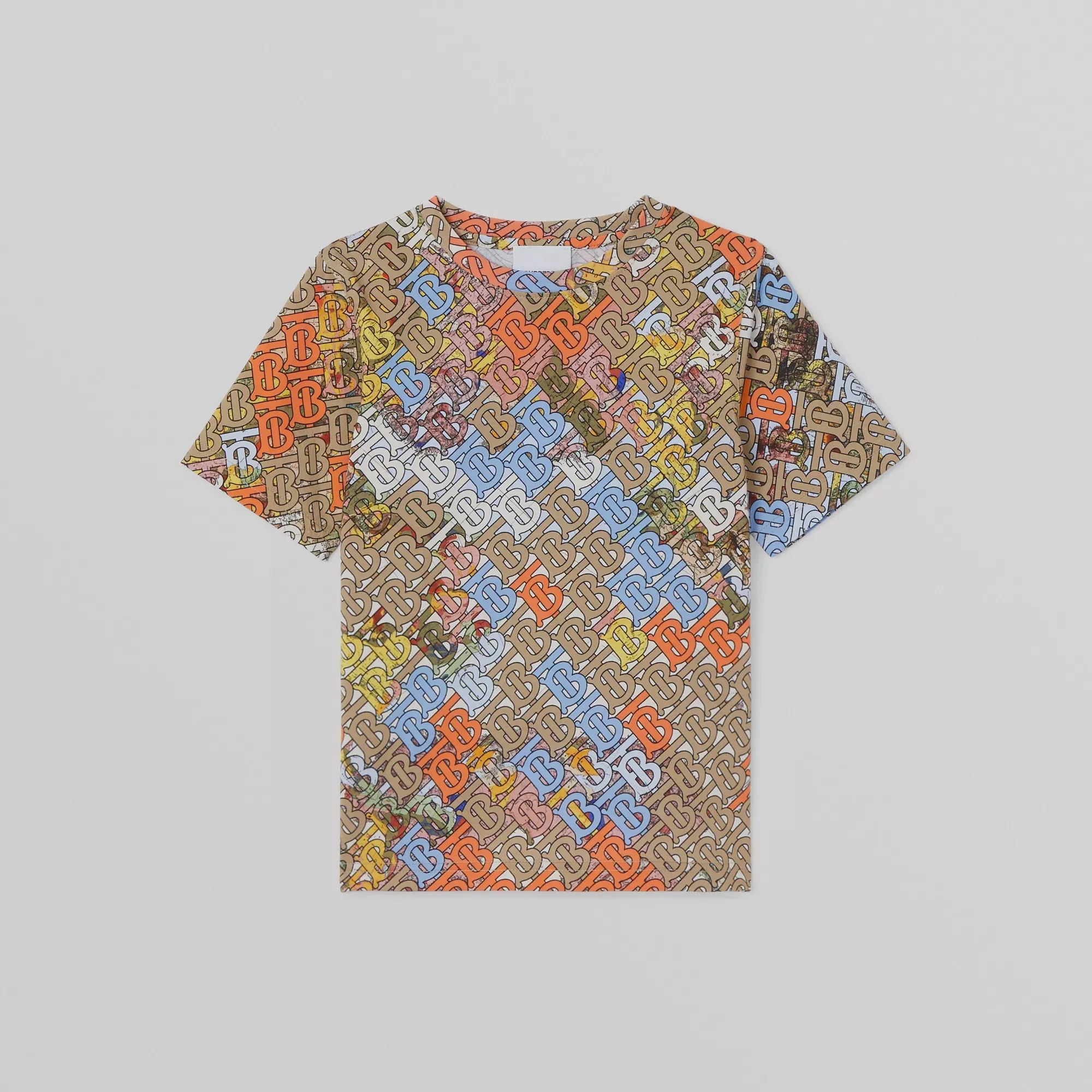 Burberry Monogram Map Print Cotton T-shirt