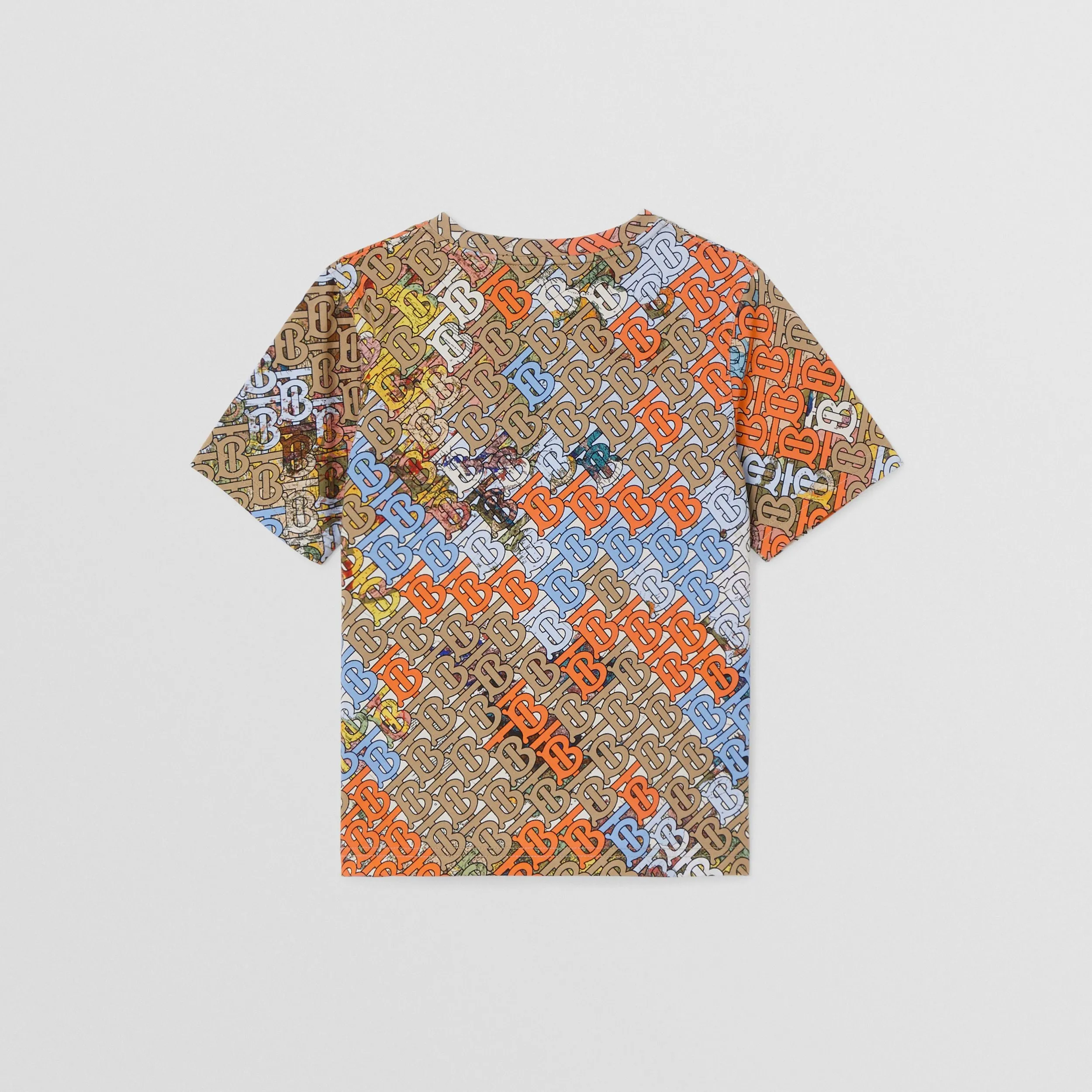Burberry Monogram Map Print Cotton T-shirt