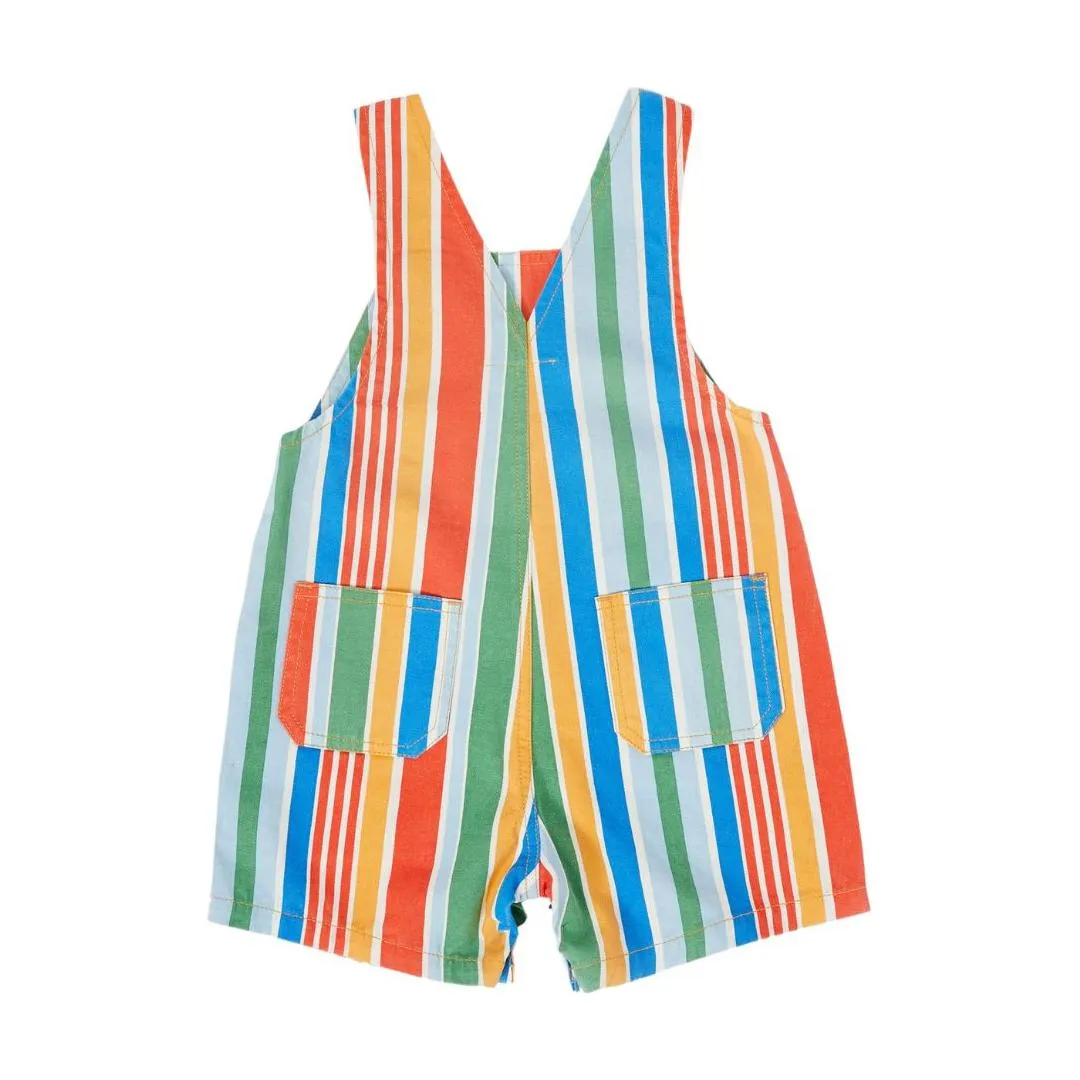 Burton Land Down Under Stripe Denim Overalls