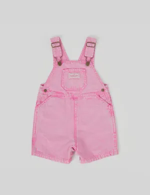 Burton Vintage Washed Denim Overalls Bubblegum